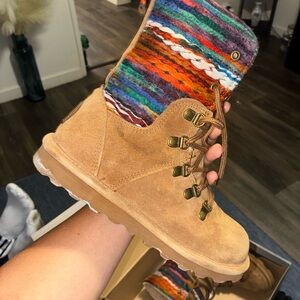 Bear paw Patterned Women's Boots